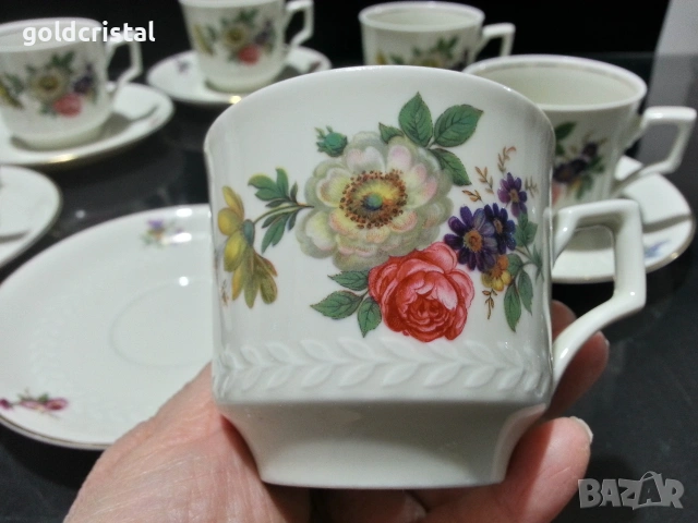 Стар немски порцелан чаши за чай кафе , снимка 6 - Антикварни и старинни предмети - 53252463