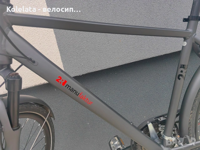 28" 2R manufactur, L размер, хидравлични спирачки трекинг алуминиев велосипед, снимка 5 - Велосипеди - 53035498