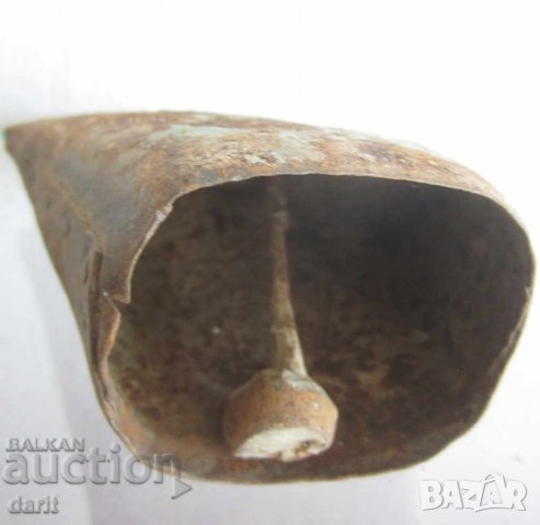 стара хлопка камбана чан метал ковано желязо, снимка 5 - Антикварни и старинни предмети - 28884541