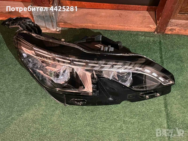 фар десен Peugeot 3008, 5008 full led 2016-2021 г. #539S. 9826572680, снимка 3 - Части - 53488000