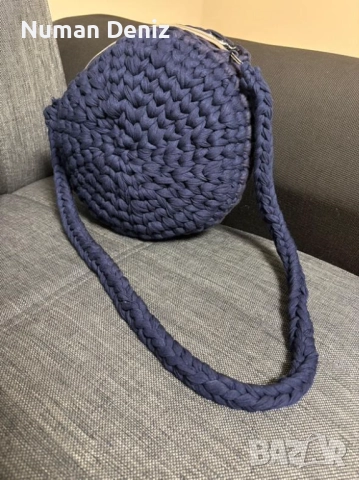 Плетена кръгла дамска чанта , снимка 6 - Чанти - 52465597