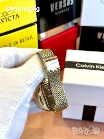Дамски часовник Calvin Klein Gold, снимка 4 - Дамски - 42992062
