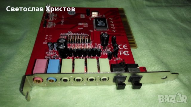 Продавам 8 канална PCI аудио карта с оптичен S/PDIF вход и изход SY-8768, снимка 2 - Други - 26595797