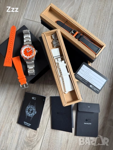 Автоматичен часовник Christopher Ward C60 Trident Reef 41 mm, снимка 2 - Мъжки - 53179839