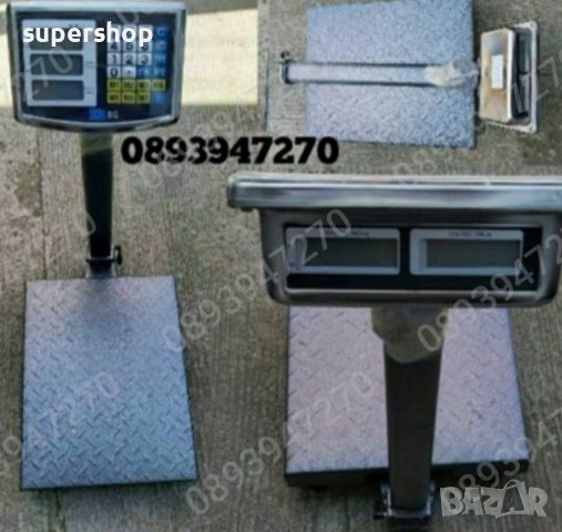 Платформен електронен кантар 40кг. 100кг,150кг,300кг.350кг,Електронна везна с платформа, снимка 12 - Везни - 39227852