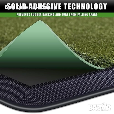 Нова Голф тренировъчна изкуствена тревна подложка + гумено и пластмасови тий, снимка 5 - Голф - 52227381
