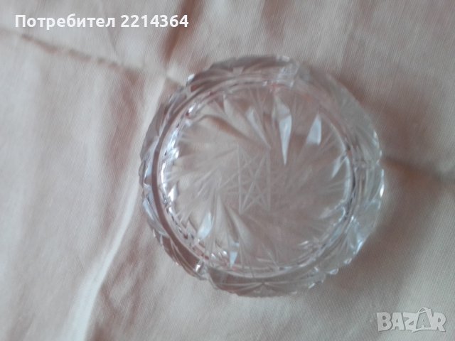 Кристален Пепелник - Бохемия, снимка 6 - Сервизи - 43447770