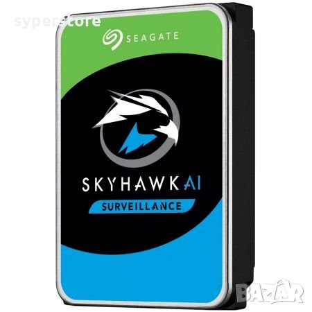Вътрешен хард диск HHD 3.5" - 4 ТВ SATA III Seagate SkyHawk Guardian Surveillance 5900 RPM