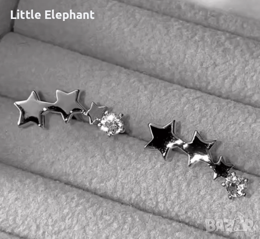 Pre order Connected stars,3 звезди и цирконии,колекция"Stars"/нови