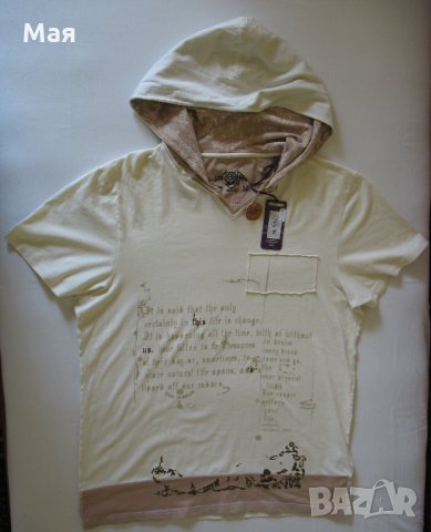Нов Т-шърт с качулка - с етикета си е
