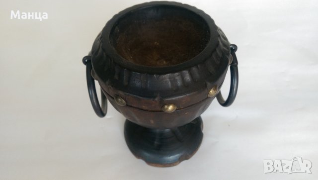 Дървена Гръцка купа, снимка 1 - Антикварни и старинни предмети - 26324508