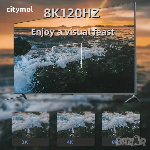 90 градусов адаптер, 100W Super Charge 20Gbps Type C USB 4.0, 4K/8K, мъжко към женско, снимка 4 - Други - 48816349