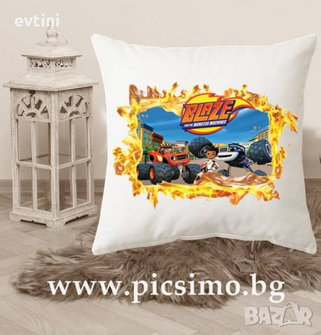 Декоративна възглавничка "Рогат отряд", снимка 8 - Други - 32953022