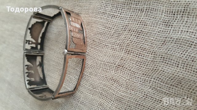 Старинна арабска гривна -сребърна с позлата, снимка 6 - Антикварни и старинни предмети - 28271777