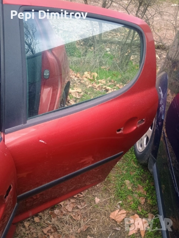 Задна лява  врата Peugeot 207 (2006-2015, Пежо 207, снимка 2 - Части - 52549944