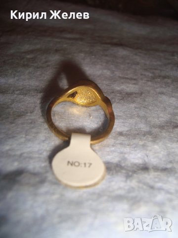 Нов ИЗИСКАН ПОЗЛАТЕН ФЕШЪН ПРЪСТЕН с ЮВЕЛИРНО ФАСЕТИРАНИ ЦИРКОНИ 7082, снимка 7 - Пръстени - 37472897