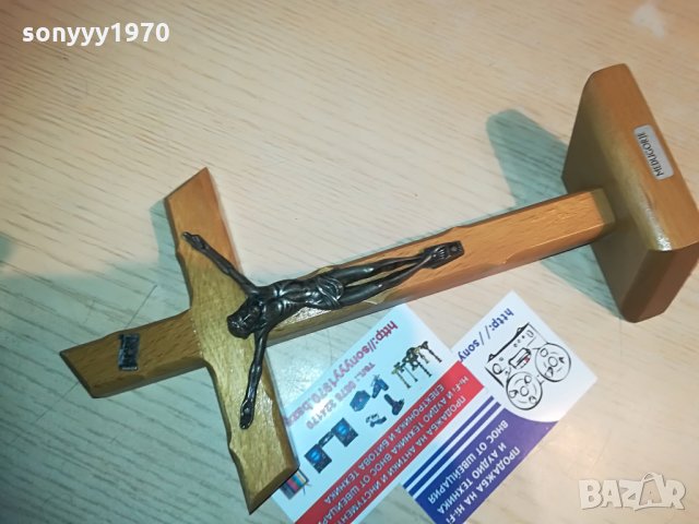дървен кръст с христос, снимка 13 - Колекции - 28382588