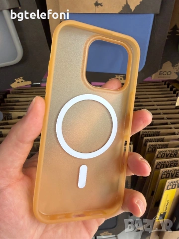 iPhone 16 Pro,iPhone 16 Pro Max матиран силикон с MAGSAFE, снимка 5 - Калъфи, кейсове - 53238094