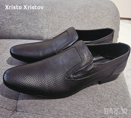 Мъжки ,кожени мокасини SHARP