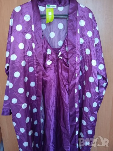 Комплект нощница и халат , снимка 2 - Бельо - 36963371