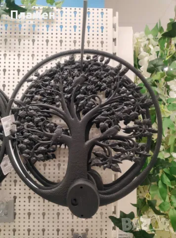 Соларно декоративно дърво Мавро с птици МЕТАЛ Ø40см, снимка 8 - Градински мебели, декорация  - 49385167