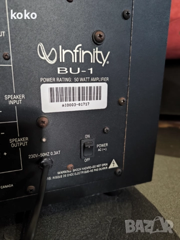 Субуфер subwoofer Infinity , снимка 7 - Тонколони - 52368211
