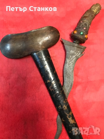 Крис стар оригинал,кама,каракулак, снимка 6 - Антикварни и старинни предмети - 52468326