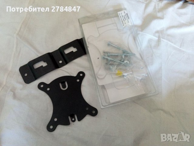 Стойка за фиксиран монтаж на LCD телевизор , снимка 6 - Стойки, 3D очила, аксесоари - 37757246