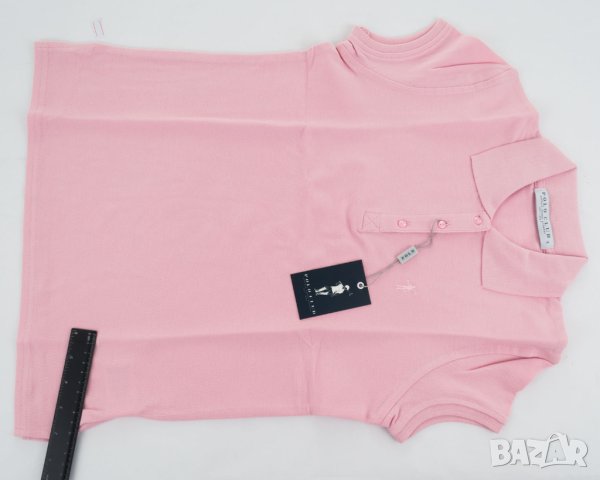 Дамска памучна блуза в розово Polo Club - S, снимка 5 - Блузи с дълъг ръкав и пуловери - 43114011