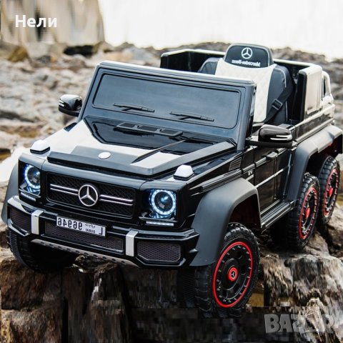 Акумулаторен джип Mercedes G 63 AMG 4x4 12V, снимка 2 - Детски велосипеди, триколки и коли - 43885883