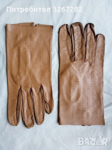 Ръкавици, Мъжки, Официални, Естествена Кожа, снимка 8 - Други - 43733315