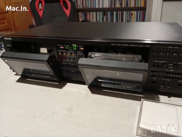 Cassette Deck Philips FC567, снимка 11 - Декове - 53541642