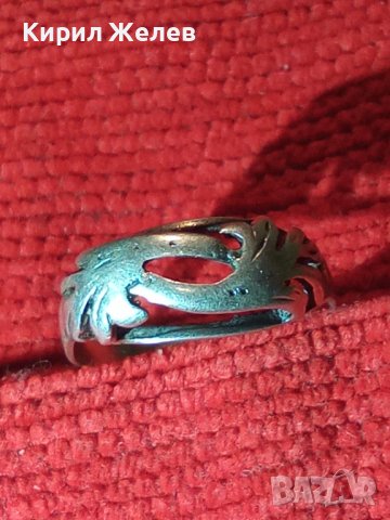 СТАР СРЕБЪРЕН ПРЪСТЕН СРЕБРО 925 ДАМСКИ 6759, снимка 2 - Пръстени - 30285397