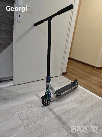 Професионална тротинетка Oxelo Freestyle MF3.6 V5 – Neo Chrome (Rainbow