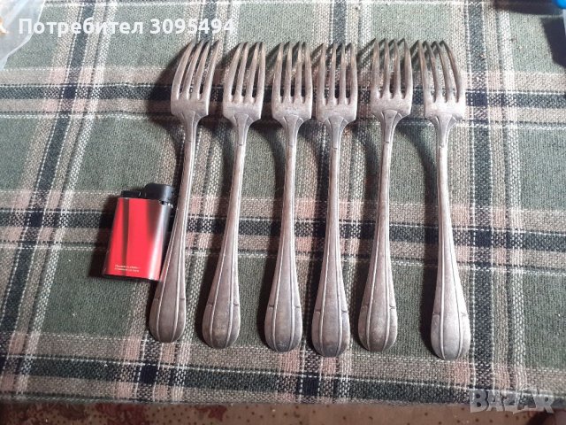 ВИЛИЦИ. 6бр. ПОСРЕБРЕНИ. ФРЕНСКИ., снимка 2 - Прибори за хранене, готвене и сервиране - 37220215