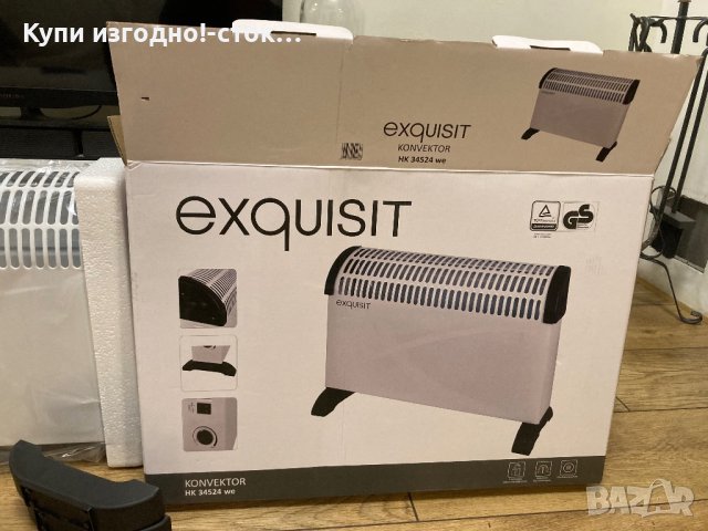 Конвектор Exquisit с три степени 750 / 1250 / 2000w , снимка 3 - Друга електроника - 43821148