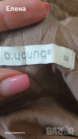 Пола b.uoung.100%коприна. размер S, снимка 12 - Поли - 50207372