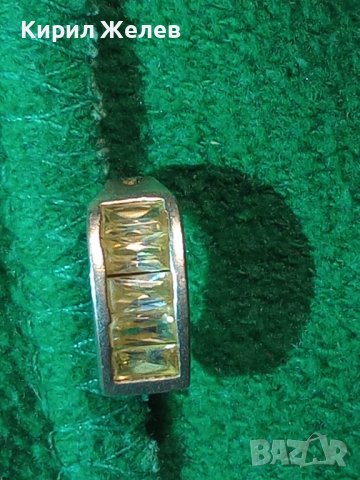 ЕЛЕГАНТНА СКЪПОЦЕННА СРЕБЪРНА ОБЕЦА СРЕБРО 925 АНГЛИЯ с ЮВЕЛИРНО ФАСЕТИРАНИ ПЛАНИНСКИ КРИСТАЛИ 40138, снимка 7 - Обеци - 42425334