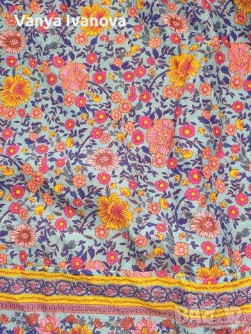 Дълга рокля на цветя, снимка 8 - Рокли - 50754711