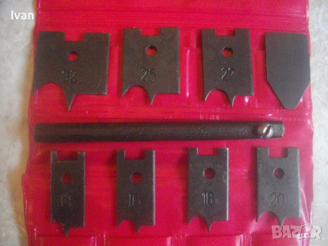 СССР/Руски Старо Качество-Комплект НОВИ Ръчни Плоски Свредла За Дърво-14-32мм-Държач-Инструментален, снимка 4 - Други инструменти - 43326097