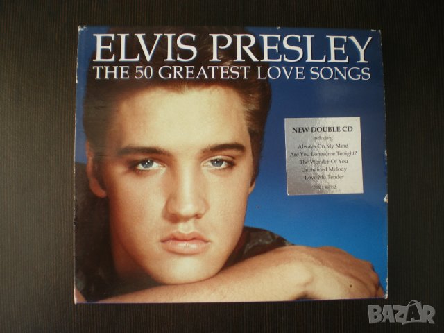 Elvis Presley ‎– The 50 Greatest Love Songs 2001 2×CD, Двоен диск, снимка 1