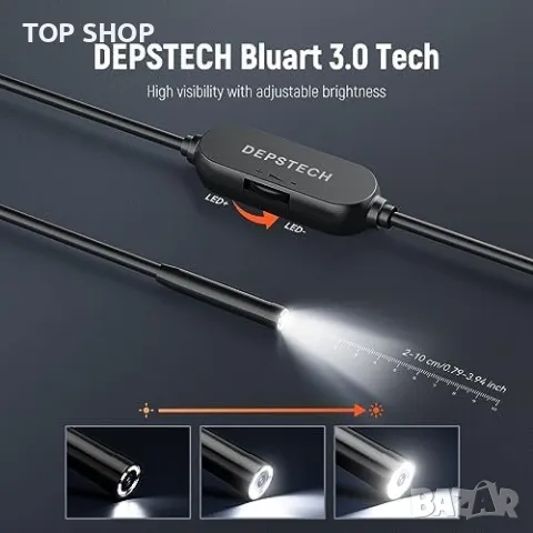 Нова DEPSTECH Едноскоп Камера с Bluart 3.0 и IP67 Водоустойчивост, снимка 2 - Друга електроника - 49203203