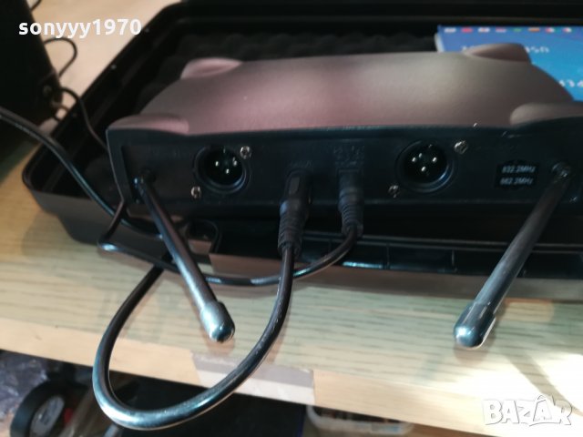 SHURE БЕЗЖИЧНИ ЗДРАВИ НОВИ МИКРОФОНИ 2БР С ПРИЕМНИК 2701221955, снимка 17 - Микрофони - 35583876