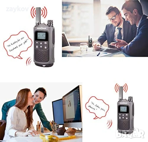 SOCOTRAN Уоки-токита, презареждащи се, с голям обхват, PMR446, снимка 5 - Друга електроника - 53524418