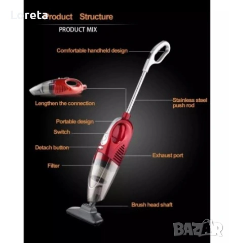 Безжична, безкабелна прахосмукачка, Безшумна, 4 в 1 технология, снимка 7 - Прахосмукачки - 53276942