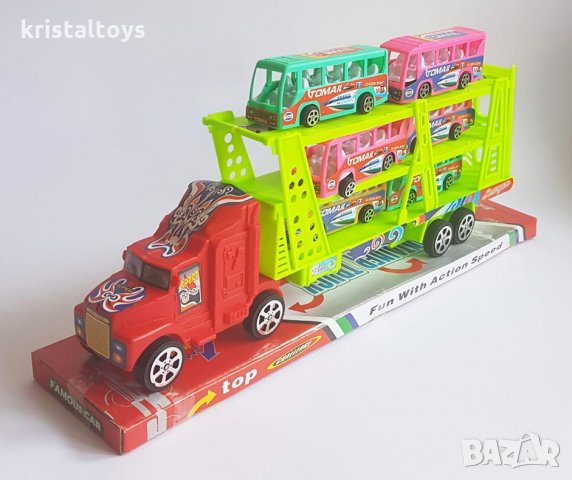 Детска играчка Автовоз на три етажа с автобуси в Коли, камиони, мотори,  писти в гр. Хасково - ID26955079 — Bazar.bg