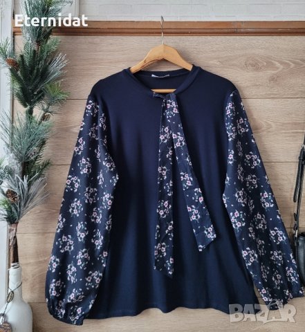 Елегантна блуза цветя LC WAIKIKI , снимка 5 - Блузи с дълъг ръкав и пуловери - 43787127