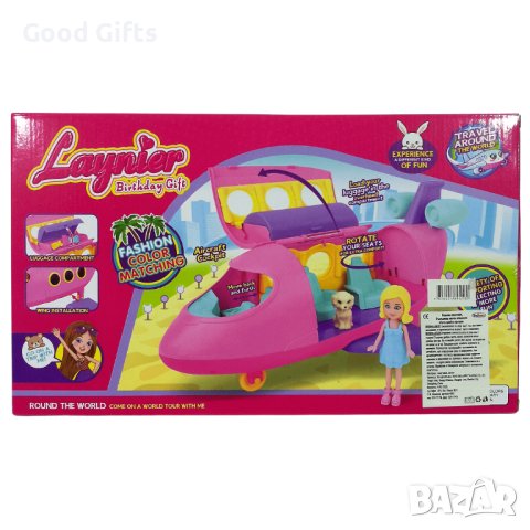 Барби самолет с аксесоари, снимка 2 - Кукли - 43166629