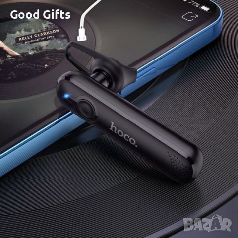 Черна Безжична слушалка HOCO E63 Handsfree, снимка 3 - Слушалки, hands-free - 43089141