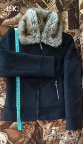Дамско палто с пух, снимка 6 - Палта, манта - 37568324
